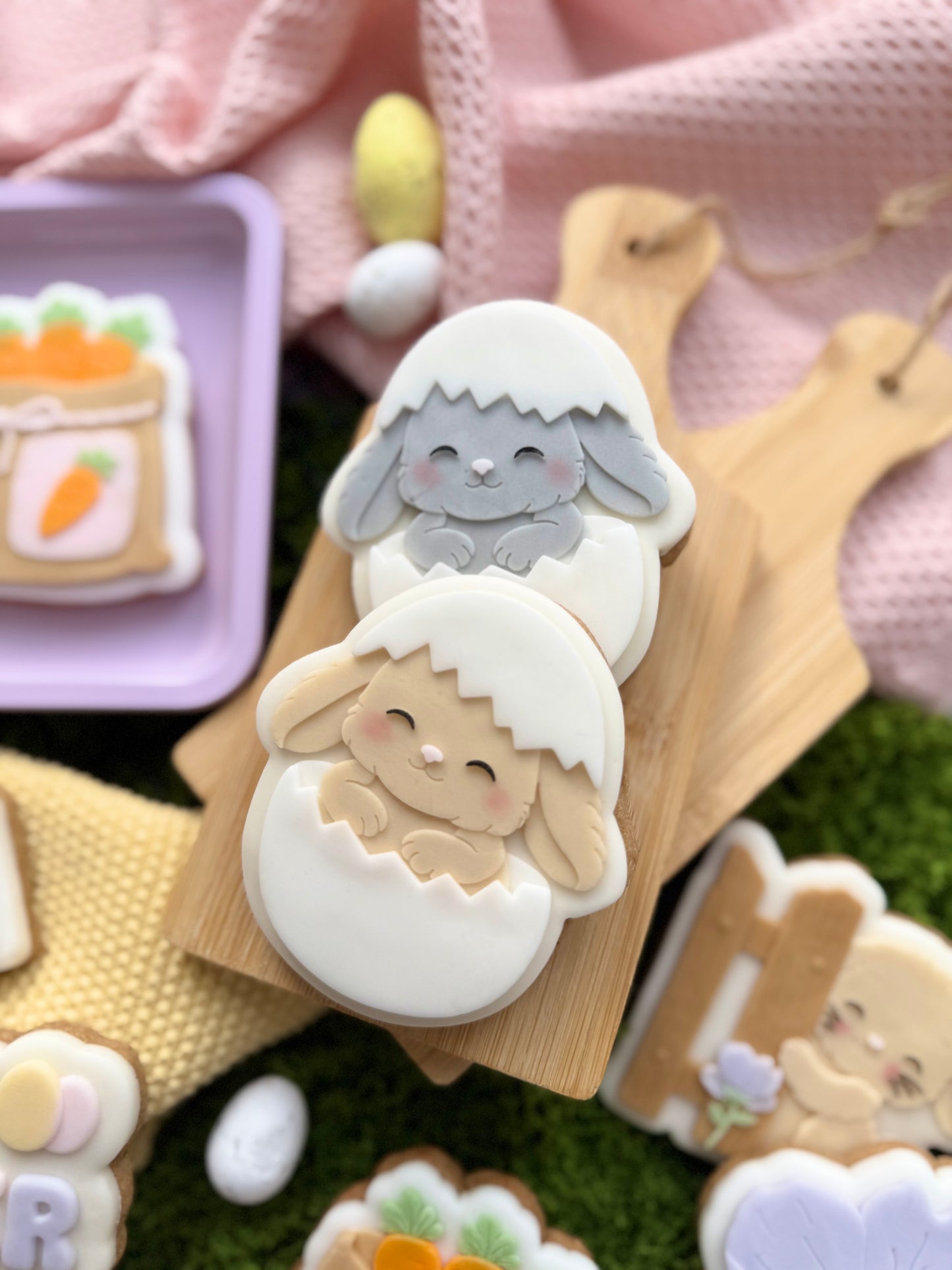 Easter Set #5 raised stamp by Le Monde De Mely