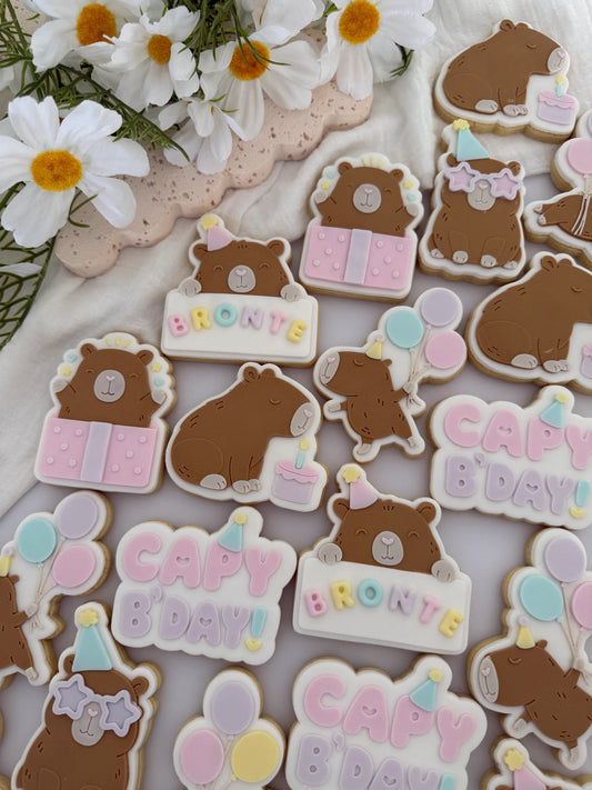 Capybara Birthday Set by Cookie Cutters TR