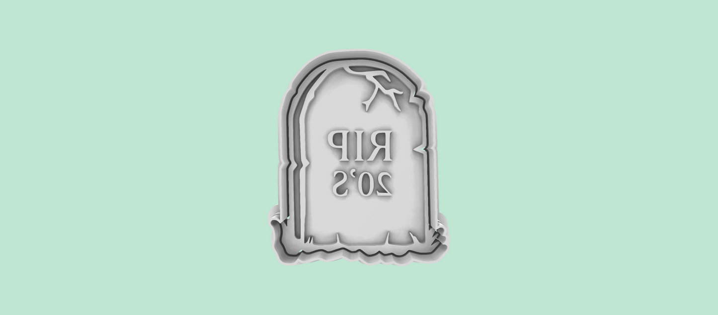 RIP 20's tombstone