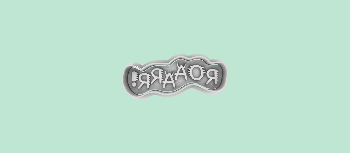 Roaarr Dinosaur text