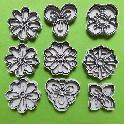 Flower cookie cutters