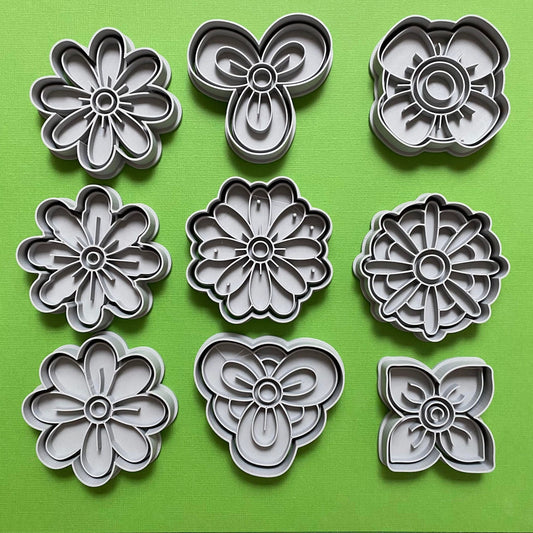 Flower cookie cutters
