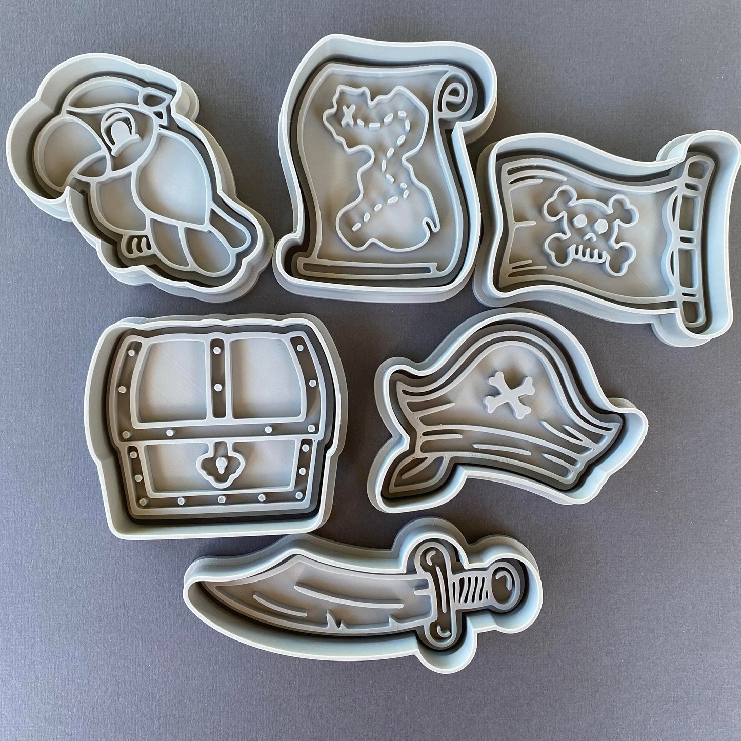 Pirate cookie cutters