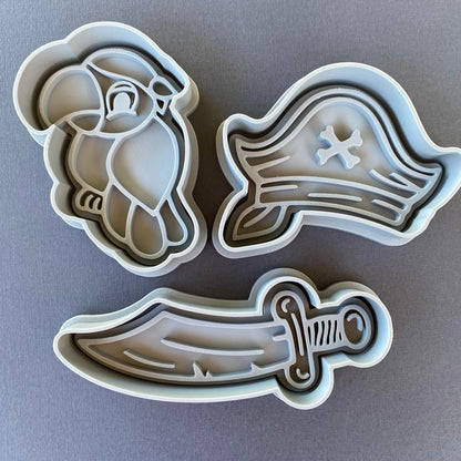 Pirate cookie cutters